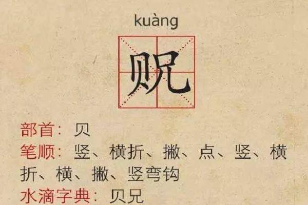 Kuang – a rare Chinese surname. 